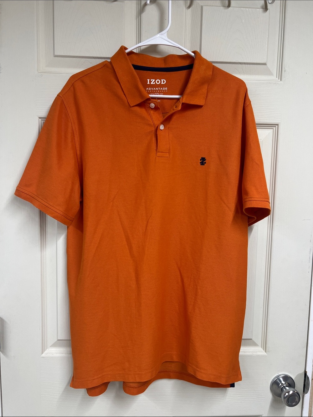 Izod Orange Short-Sleeve Polo